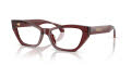 Versace VE3373U Transparent Bordeaux (5512) Eyeglasses - Color Image