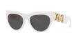 Versace VE4440U White / Dark Grey (314-87) Sunglasses - Color Image