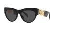 Versace VE4440U Black / Dark Grey (GB1-87) Sunglasses - Color Image