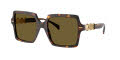 Versace VE4441 Havana / Dark Brown (108-73) Sunglasses - Color Image
