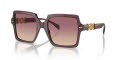 Versace VE4441 Transparent Violet/Brown Gradient Violet (520968) Sunglasses - Color Image