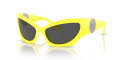 Versace VE4450 Yellow / Dark Grey (541887) Sunglasses - Color Image