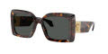 Versace VE4467U Havana / Dark Grey (108-87) Sunglasses - Color Image