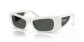 Versace VE4481 White/Dark-Grey (314_87) Sunglasses - Color Image