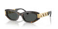 Versace VE4501 Brown Tortoise/Dark Grey (552887) Sunglasses - Color Image