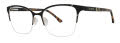 Via Spiga Brunetta Black (500) Eyeglasses - Color Image