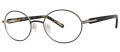 Via Spiga Enrica Black/Gold (500) Eyeglasses - Color Image