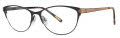 Via Spiga Elisa Black (500) Eyeglasses - Color Image