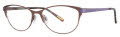 Via Spiga Elisa Brown (560) Eyeglasses - Color Image