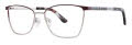 Via Spiga Franca Burgundy/Gold (900) Eyeglasses - Color Image