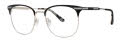 Via Spiga Idalina Black/Gold (500) Eyeglasses - Color Image