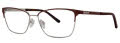 Via Spiga Jovanna Burgundy/Gold (900) Eyeglasses - Color Image