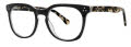 Via Spiga Peppina Black (500) Eyeglasses - Color Image