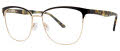 Via Spiga Santina Black/Gold (500) Eyeglasses - Color Image