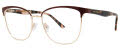 Via Spiga Santina Burgundy/Gold (900) Eyeglasses - Color Image