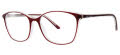 Via Spiga Altea Red/Crystal (910) Eyeglasses - Color Image