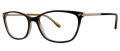 Via Spiga Valeda Black (500) Eyeglasses - Color Image