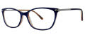 Via Spiga Valeda Navy (770) Eyeglasses - Color Image
