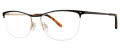 Via Spiga Jordana Black/Gold (500) Eyeglasses - Color Image