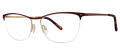 Via Spiga Jordana Red/Gold (910) Eyeglasses - Color Image