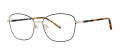 Via Spiga Eufemia Black / Gold (500) Eyeglasses - Color Image