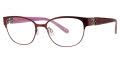 Via Spiga Elena Burgundy (900) Eyeglasses - Color Image