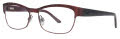 Via Spiga Jemma Burgundy  (900) Eyeglasses - Color Image