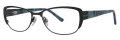 Via Spiga Marcella Shiny Black (500) Eyeglasses - Color Image