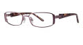 Via Spiga Antonella Eggplant (750) Eyeglasses - Color Image