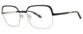 Via Spiga Agostina Black/Gold (500) Eyeglasses - Color Image
