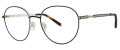 Via Spiga Dorotea Black/Gold (500) Eyeglasses - Color Image