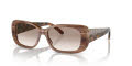 Vogue VO2606S Brown Horn/Clear Gradient Brown (307113) Sunglasses - Color Image