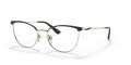 Vogue VO4208 Top Black-Pale Gold (352) Eyeglasses - Color Image