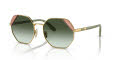 Vogue VO4268S Gold-Green Gradient (280/8E) Sunglasses - Color Image