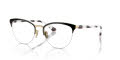 Vogue VO4304 Top Black/Pale Gold (352) Eyeglasses - Color Image