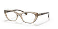 Vogue VO5425B Transparent Light Brown (2990) Eyeglasses - Color Image