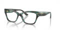 Vogue VO5523 Green Havana (3088) Eyeglasses - Color Image