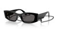 Vogue VO5655SU Black/Black Smoke (W44/87) Sunglasses - Color Image