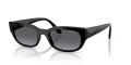 Vogue VO5669S Black/Gradient Grey Polarized (W44/T3) Sunglasses - Color Image