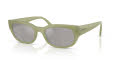Vogue VO5669S Opaline Green/Light Grey Mirror Silver (32546G) Sunglasses - Color Image