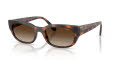 Vogue VO5669S Total Dark Havana/Gradient Brown (271813) Sunglasses - Color Image