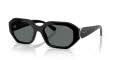 Vogue VO5675S Black/Dark Grey Polarized (W44/81) Sunglasses - Color Image