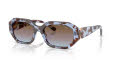 Vogue VO5675S Blue Havana/Azure Gradient Pink Gradient Brown (320148) Sunglasses - Color Image