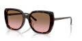 Vogue VO5684SD Dark Havana/Pink Gradient Brown (W65614) Sunglasses - Color Image