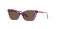 Vogue Junior VJ2020 Transparent Violet / Dark Brown (306473) Sunglasses - Color Image