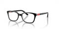 Vogue Junior VY2001 Top Black/Crystal (2853) Eyeglasses - Color Image