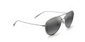Maui Jim Walaka - 885 Matte Titanium / Neutral Grey Bi-Gradient PolarizedPlus2 Lens (885-17) Sunglasses - Color Image