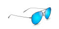 Maui Jim Walaka - 885 Dove Grey / Neutral Grey Blue Hawaii blue mirror PolarizedPlus2 Lens (B885-03) Sunglasses - Color Image
