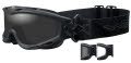 Wiley X Goggles Spear Matte Black / Smoke Grey - Clear (SP29B) Sunglasses - Color Image