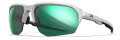 Wiley X WX JAKL POL GREEN MIRROR / POLISHED WHITE FRAME (CHJKL07) Sunglasses - Color Image